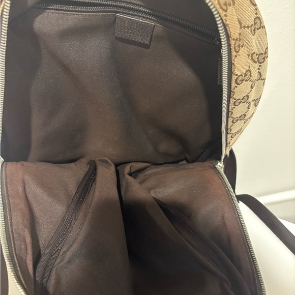 GUCCI Original GG Canvas Travel Backpack - Picture 7 of 9
